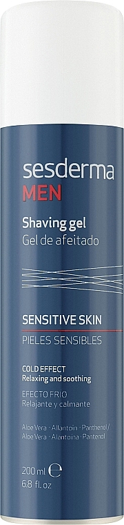 Гель для бритья для чувствительной кожи - SesDerma Laboratories Men Shaving Gel — фото N1