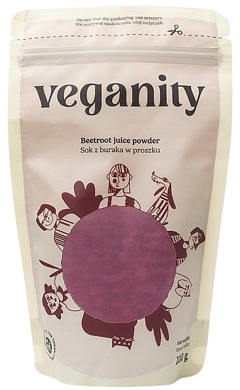 Харчова добавка "Порошок бурякового соку" - Veganity Beetroot Juice Powder — фото N1