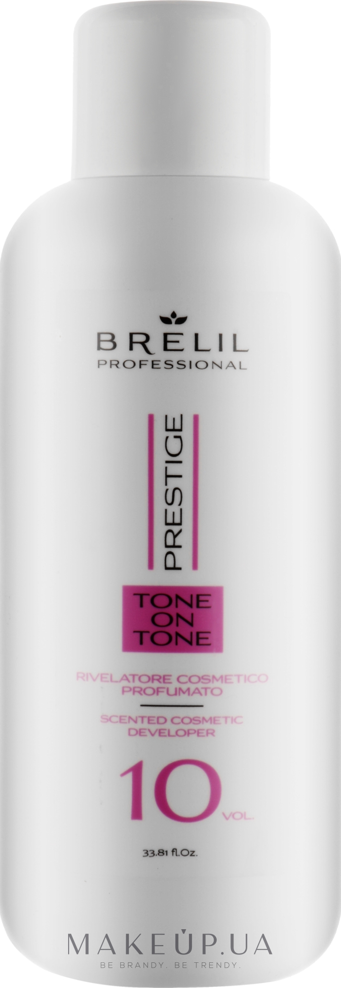 Окислитель - Brelil Professional Prestige Tone On Tone Scented Cosmetic Developer 10 Vol  — фото 1000ml