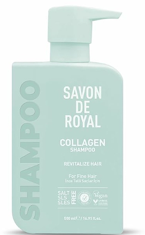 Шампунь для волос с коллагеном - Savon De Royal Miracle Pastel Shampoo — фото N1