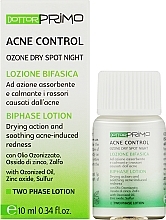 Двофазний лікувальний концентрат для локальних запалень - Dottor Primo Acne Control Ozone Dry Spot Night — фото N2