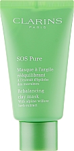 Маска для обличчя "Очищувальна" - Clarins SOS Pure Emergency Mask with Rebalancing Clay — фото N1