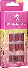 Парфумерія, косметика Набір накладних нігтів - W7 False Nails Pre-Glued Nails