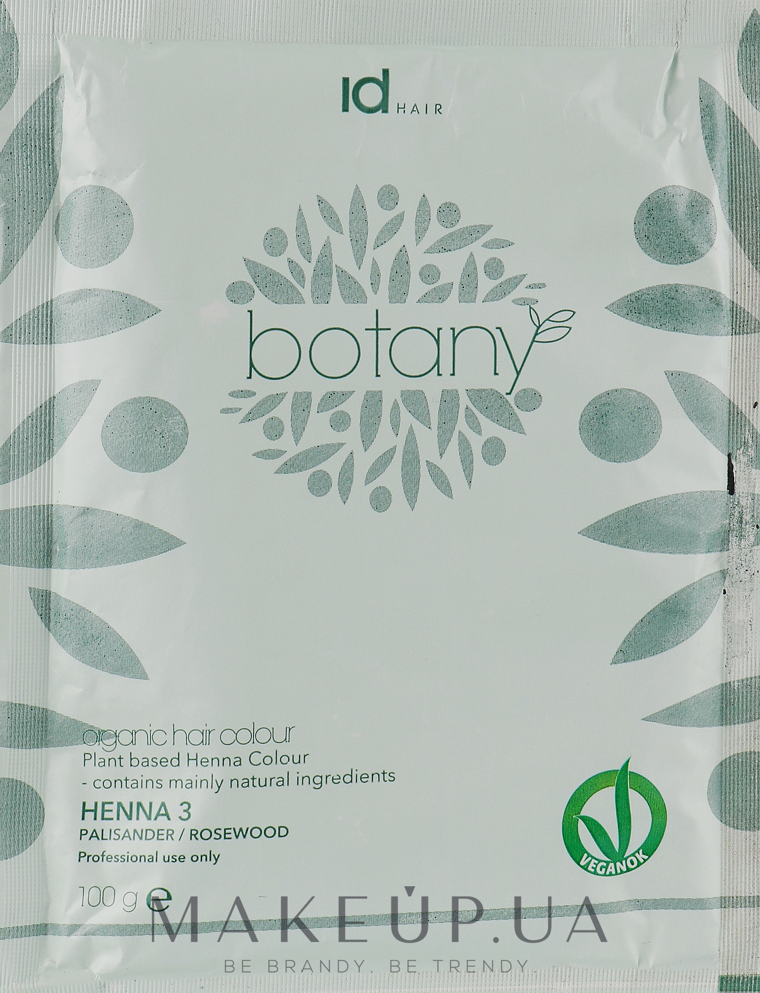 Професійна хна для фарбування волосся - IdHair Botany — фото 3 - Розовое дерево