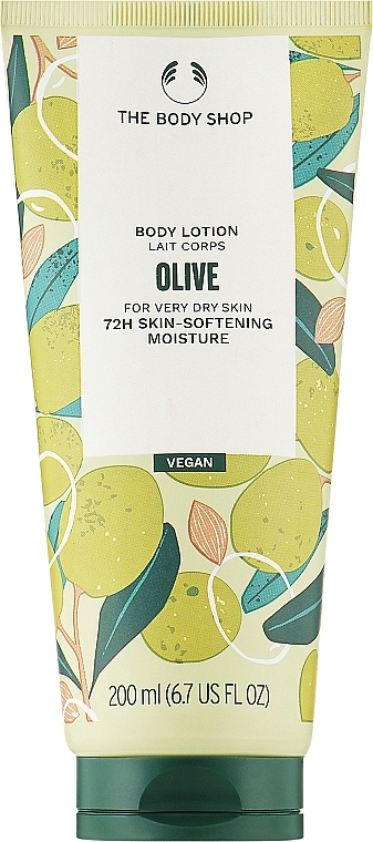 Лосьон для тела "Оливка" - The Body Shop Olive Nourishing Body Lotion Vegan — фото N1