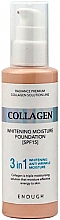 Духи, Парфюмерия, косметика Тональный крем 3в1 с коллагеном - Enough 3in1 Collagen Whitening Moisture Foundation SPF 15 (тестер)