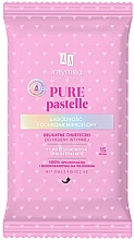 Салфетки для интимной гигиены "Мягкость и защита микрофлоры", 15 шт - AA Intimate Pure Pastels Delicate Wipes — фото N1