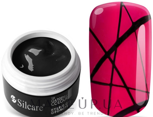 Гель для нігтів - Silcare The Garden of Colour Geometric Hybrid Gel — фото Black