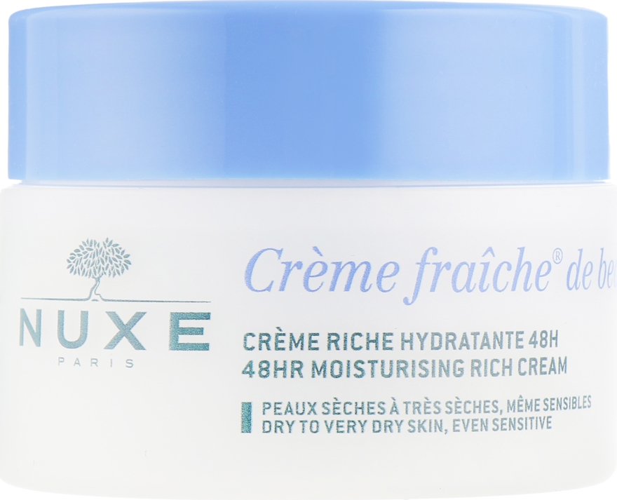 Насыщенный крем для сухой и чувствительной кожи - Nuxe Creme Fraiche De Beaute Moisturizing Rich Cream — фото N2