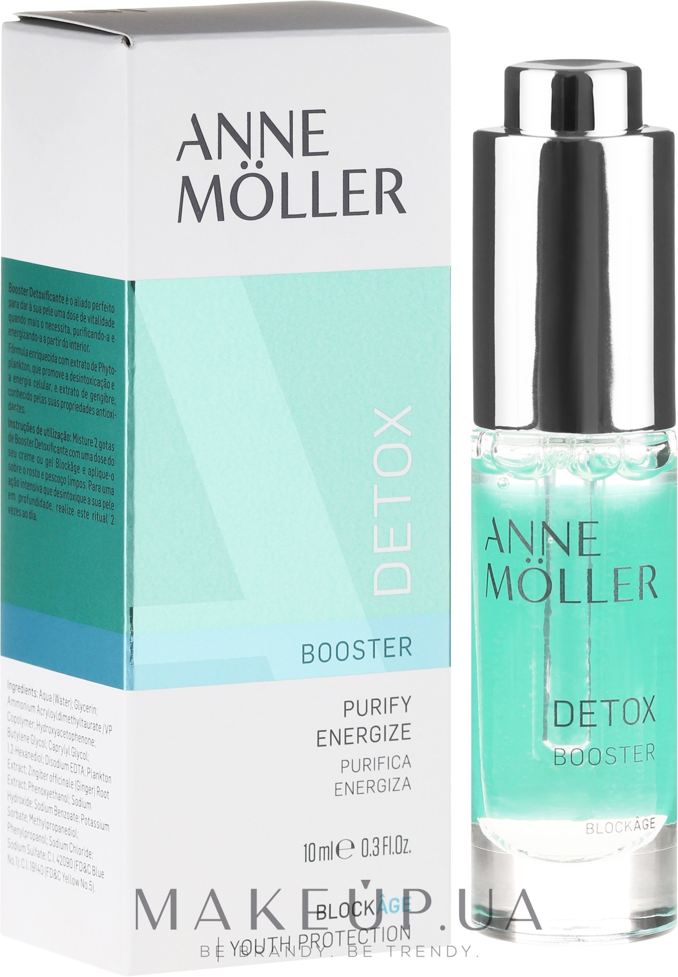Бустер для лица - Anne Moller Blockage Detox Booster — фото 10ml
