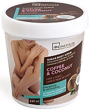 Духи, Парфюмерия, косметика Сахарный скраб для тела "Кофе и кокос" - IDC Institute Sugar Body Scrub Coffee & Coconut