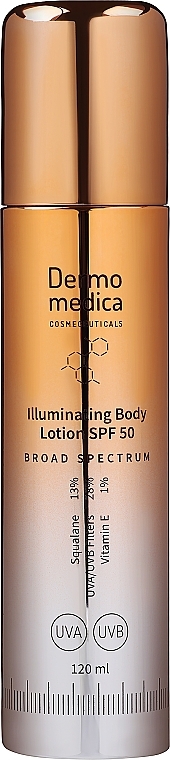 Осветляющий лосьон для тела - Dermomedica Illuminating Body Lotion SPF 50 — фото N1