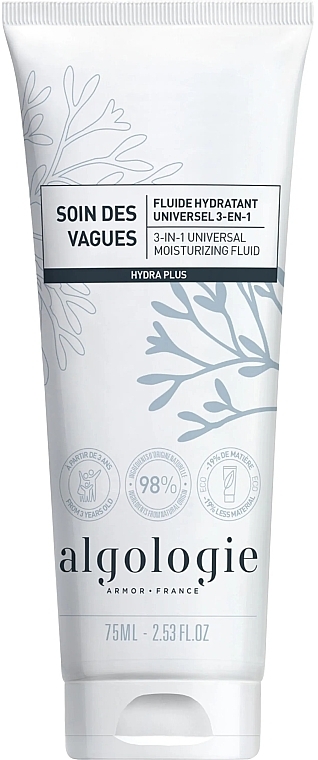 Универсальный увлажняющий флюид - Algologie Hydra Plus 3 In 1 Universal Moisturizing Fluid — фото N1