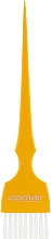 Кисть для окрашивания волос "Rainbow", средняя, желтая - Comair — фото N1
