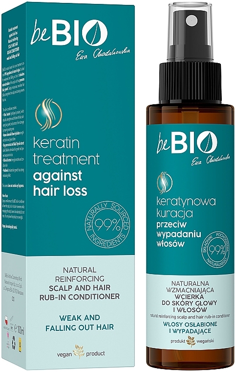 Укрепляющий кондиционер-втирка для кожи головы и волос - BeBio Natural Reinforcing Scalp And Hair Rub-In Conditioner — фото N1