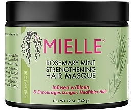 Укрепляющая маска для волос - Mielle Organics Rosemary Mint Strengthening Hair Mask — фото N1