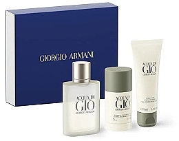 Духи, Парфюмерия, косметика Giorgio Armani Acqua Di Gio Pour Homme - Набор (edt/100ml + deo/stick/75g + ash/balm/75ml)