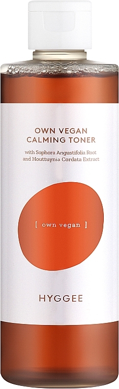 Успокаивающий и смягчающий веганский тонер - Hyggee Own Vegan Calming Toner — фото N1