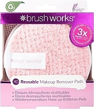 Парфумерія, косметика Спонж для очищення обличчя - Brushworks Reusable Makeup Remover Pads