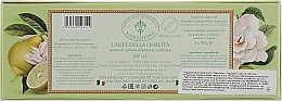 Набор натурального мыла "Бергамот и Гардения" - Saponificio Artigianale Fiorentino Bergamot & Gardenia — фото N3