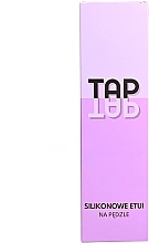 Силиконовый чехол для кисточек, фиолетовый - Taptap — фото N3