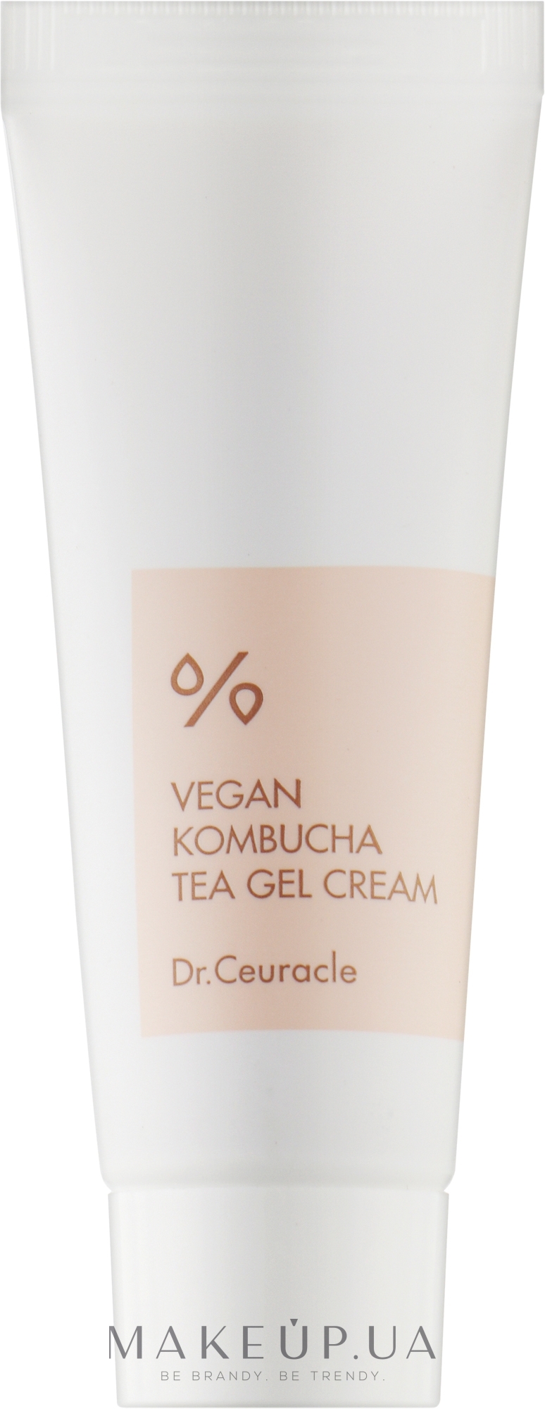 Веганский крем-гель для лица с экстрактом комбучи - Dr.Ceuracle Vegan Kombucha Tea Gel Cream (мини) — фото 15g