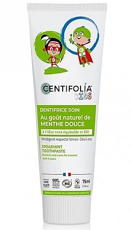 Зубна паста зі смаком м'яти для дітей - Centifolia Toothpaste Mint Flavour Kids — фото N1