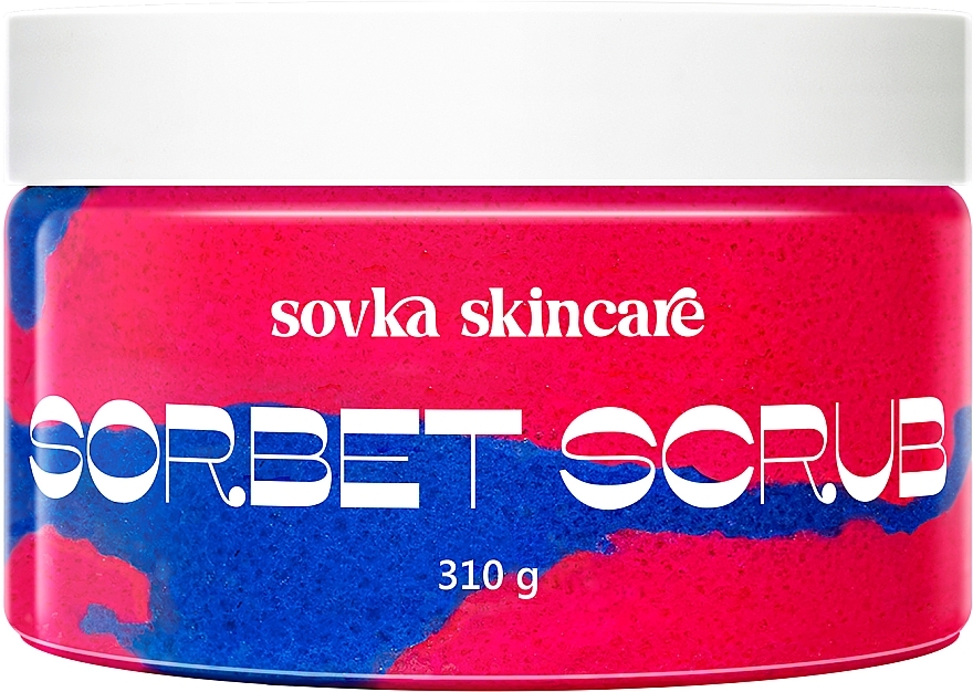 Скраб для тела "Сахарная вата" - Sovka Skincare Sorbet Scrub Cotton Candy — фото N1