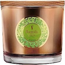 Ароматична свічка в склянці "Зелений чай" - Flagolie Fragranced Candle Green Tea — фото N1