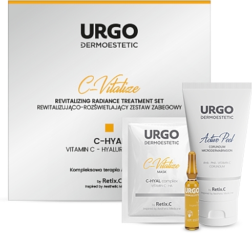 Набір, 9 продуктів - Urgo Dermoestetic C-Vitalize Revitalizing Radiance Treatment Set — фото N2