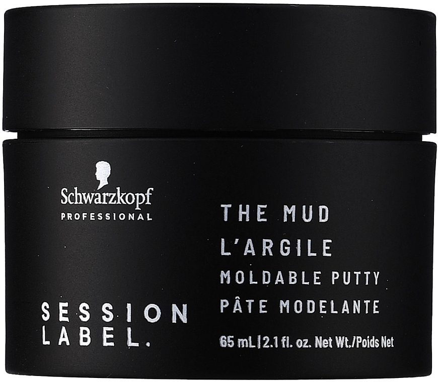 Моделювальна глина для волосся - Schwarzkopf Professional Session Label The Mud Mouldable Putty — фото N1