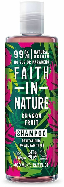 Шампунь для волос - Faith In Nature Dragon Fruit Shampoo — фото N1