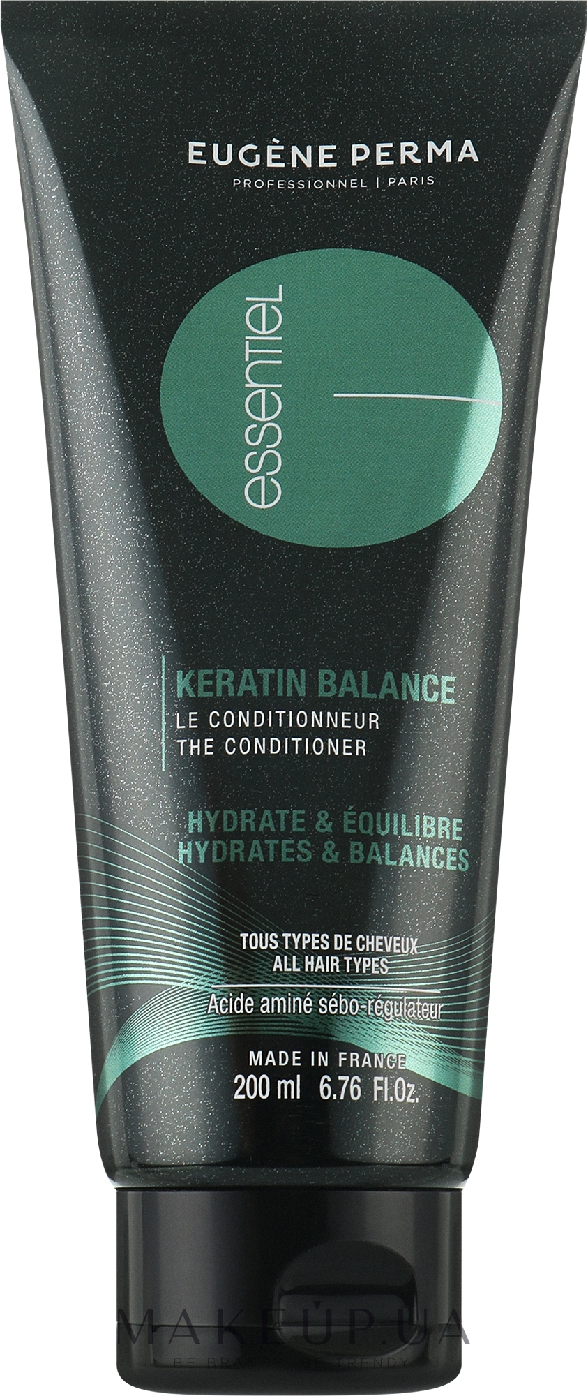 Балансувальний кондиціонер для волосся - Eugene Perma Essentiel Keratin Balance The Conditioner — фото 200ml