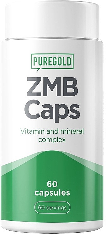 Комплекс вітамінів і мінералів "ZMB", у капсулах - PureGold Vitamin & Mineral Complex — фото N1