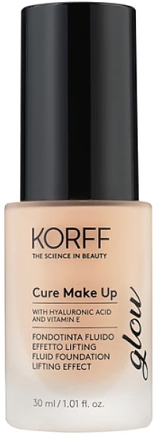 Тональная основа-флюид с лифтинг-эффектом - Korff Cure Make Up Lifting Glow — фото N1