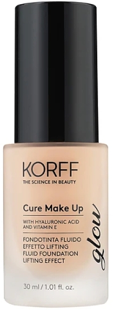 Тональна основа-флюїд із ліфтинг-ефектом - Korff Cure Make Up Lifting Glow — фото N1