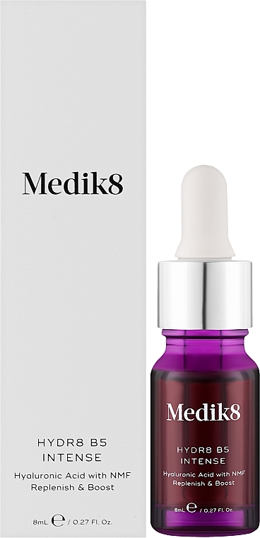 Інтенсивна зволожувальна сироватка з гіалуроновою кислотою - Medik8 Hydr8 B5 Intense Boost & Replenish Hyaluronic Acid (пробник) — фото N2