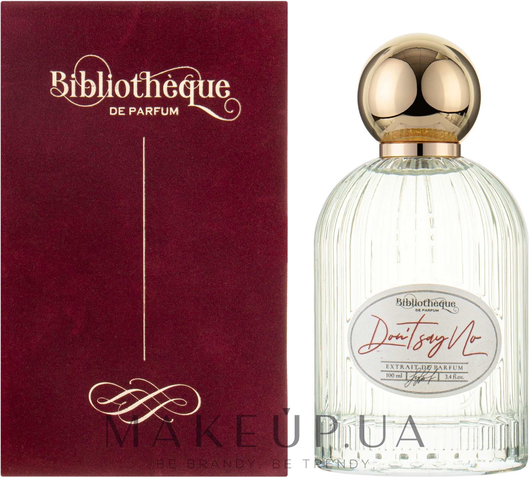 Bibliotheque de Parfum Don't Say NO - Парфумована вода — фото 100ml