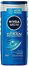 Гель для душу «Свіжість океану» - NIVEA MEN  Fresh Ocean Mild Shower Gel — фото N1