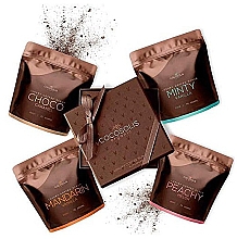 Набор - Cocosolis Luxury Coffee Scrub Box (b/scr/3x70g + f/scr/70g) — фото N1