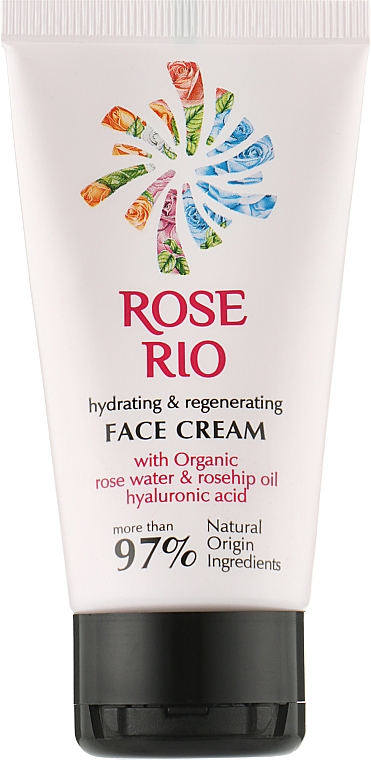 Крем для обличчя зволожувальний і відновлювальний - Rose Rio