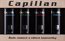 Парфумерія, косметика Набір - Irel Capillan (shm/200ml + act/200ml + balm/200ml + sh/gel/200ml)