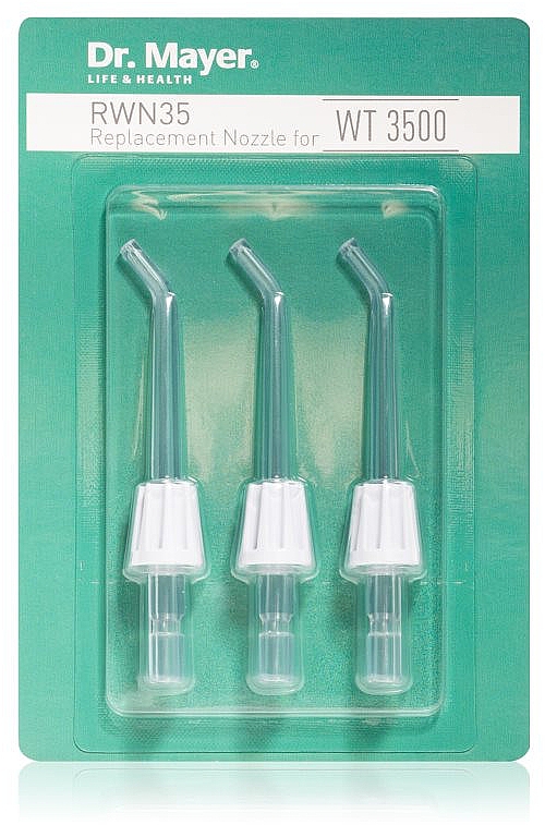 Змінні насадки для іригатора WT3500 - Dr. Mayer RWN35 Replacement Oral Shower — фото N1