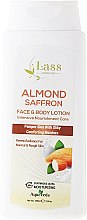 Парфумерія, косметика Зволожувальний лосьйон для тіла - Lass Naturals Almond & Saffron Moisturising Lotion