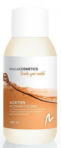 Рідина для зняття лаку з ацетоном - Maga Cosmetics Remover With Acetone — фото N1