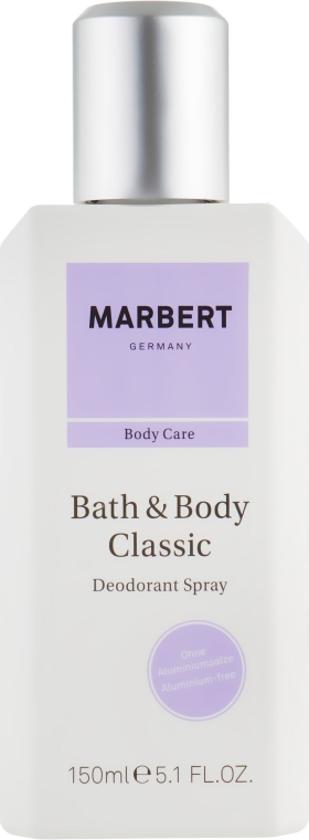 Натуральний дезодорант-спрей - Marbert Bath & Body Classic Natural Deodorant Spray