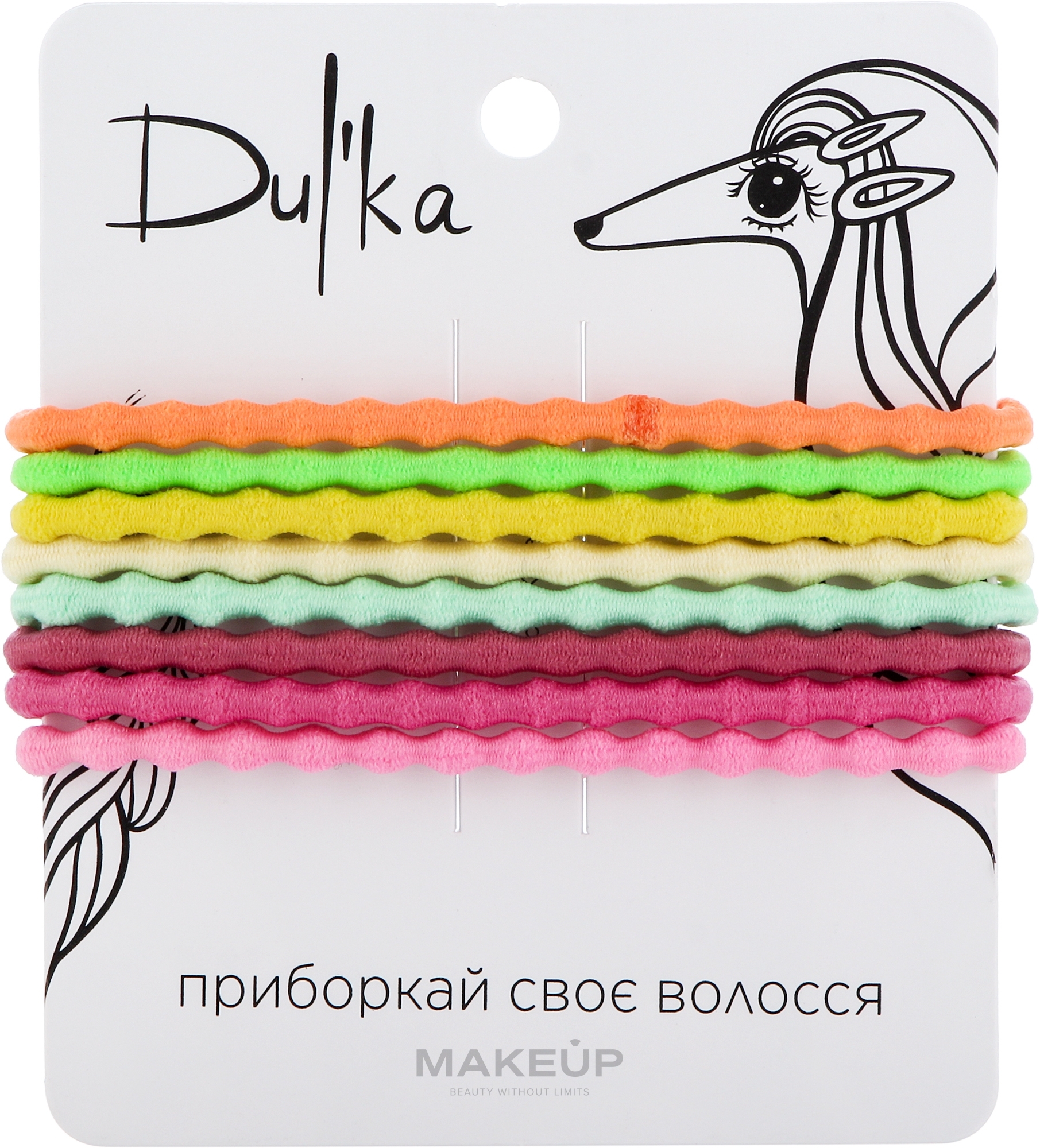 Набор разноцветных резинок для волос UH717763, 8 шт - Dulka — фото 8шт