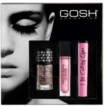 Духи, Парфюмерия, косметика Набор - Gosh Copenhagen Gift Box Girls On Film (mascara/8ml + lipstick/6g + laquer/8ml)