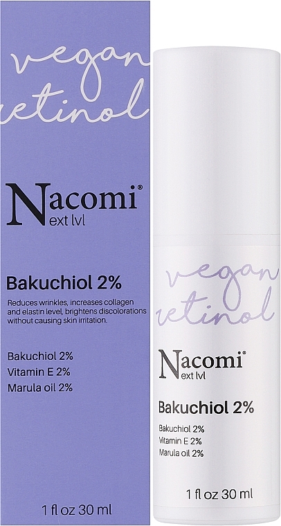 Сыворотка для лица с 2% бакучиола - Nacomi Next Level Bakuchiol 2% — фото N2