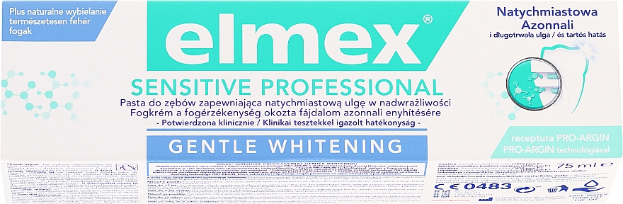Зубная паста - Elmex Professional Sensitive Professional Gentle Whitening